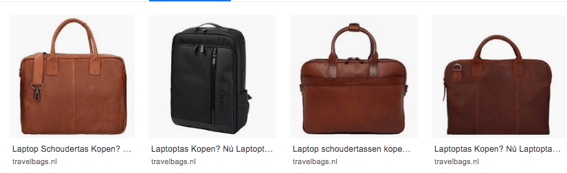 Eisen voor jouw laptoptas